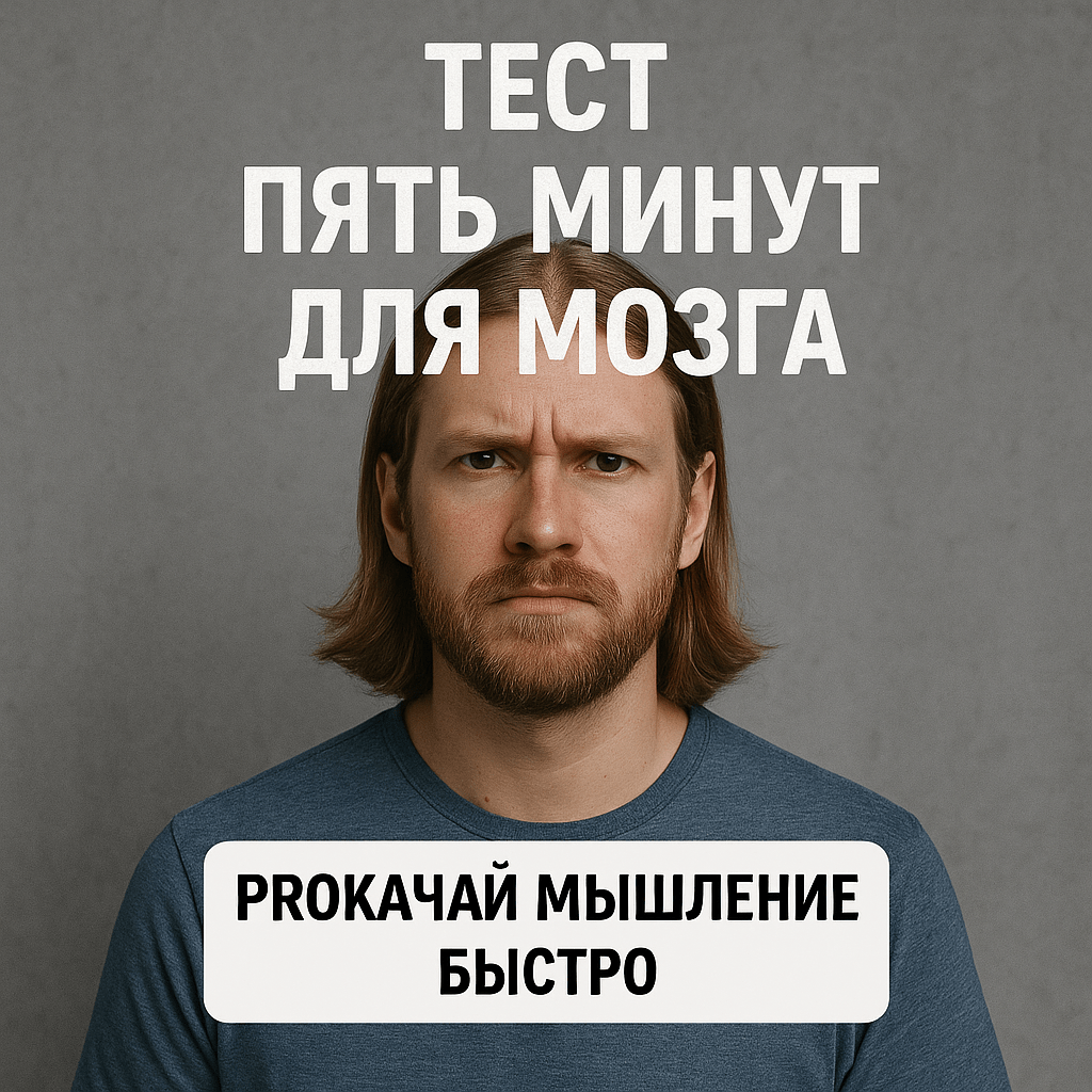Тест Пять минут для мозга